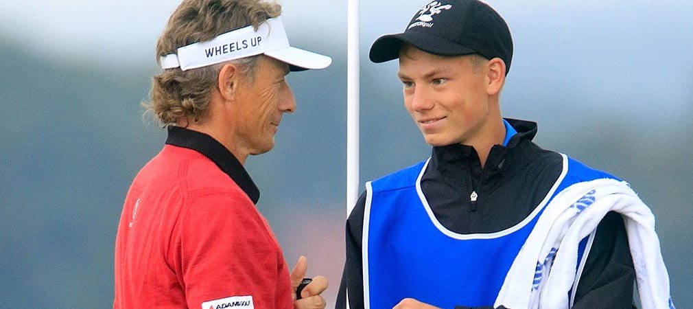 Bernhard Langer mit seinem Sohn Jason. (Foto: Getty)