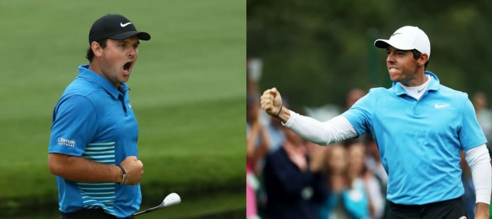 Patrick Reed und Rory McIlroy stehen sich beim Finale des US Masters 2018 gegenüber. (Foto: Getty)