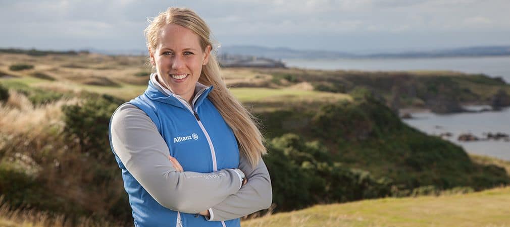 Caroline Larsson wurde nach einer schweren Krankheit das rechte Bein teilamputiert. (Foto: Bernd Ducke/Allianz)