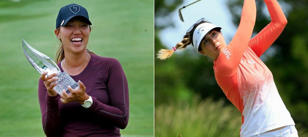 Der erste Titel auf der LPGA Tour für Annie Park, während Sandra Gal starke Fünfte wird. (Fotos: Twitter/ @espnW und Getty)