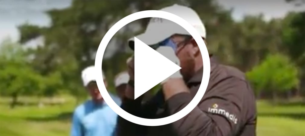 Golf Video Profigolfer spielen blind