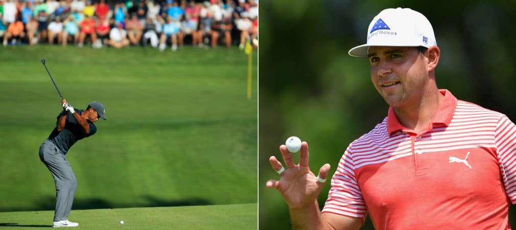 Tiger Woods spielt bei der PGA Championship 2018 stark auf, während Gary Woodland die Spitze verteidigt. (Foto: Getty)