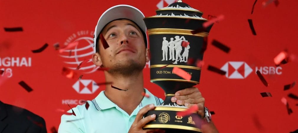 Xander Schauffele ist der glückliche Sieger bei der WGC - HSBC Champions. (Foto: Getty)