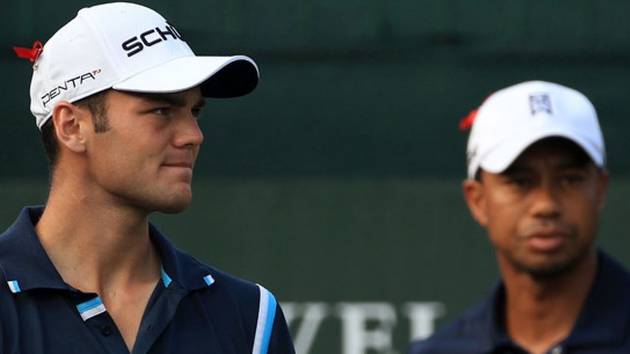 Martin Kaymer und Tiger Woods