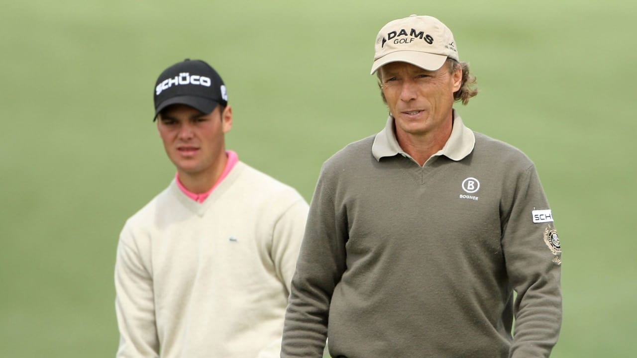 Bernhard Langer geht voraus: Mit elf Teilnahmen beim Ryder Cup hinterlässt er große Fußstapfen (mit Martin Kaymer; Foto: Getty)