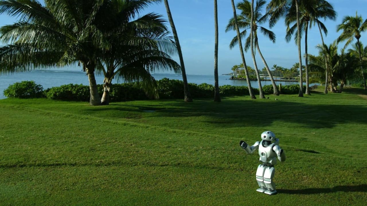 Roboter auf dem Golfplatz