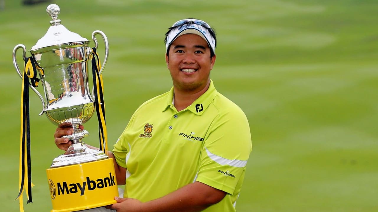 Strahlender Sieger der Maybank Malaysian Open: Kiradech Aphibarnrat. (Foto: Getty)