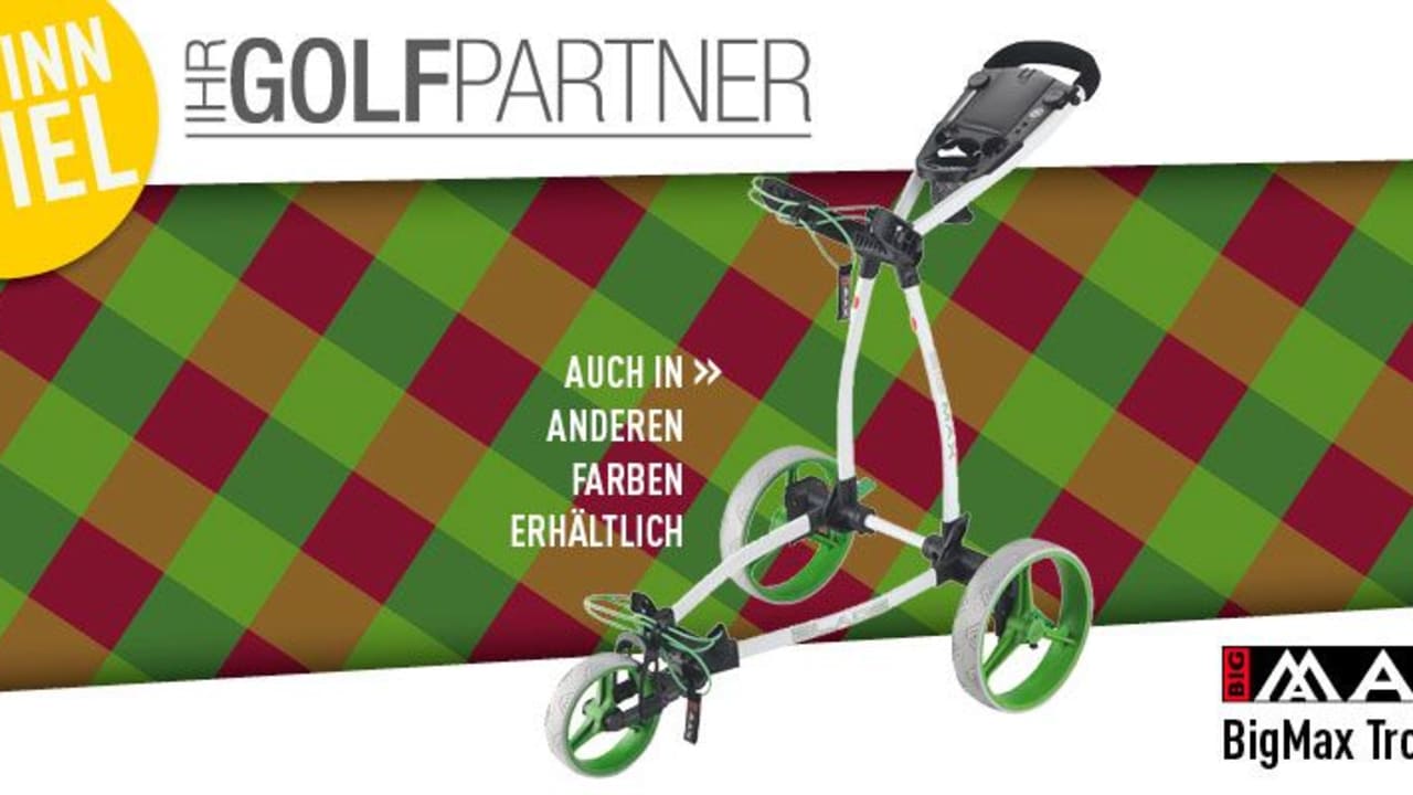Golf Post verlost in dieser Woche zusammen mit IhrGolfpartner den BigMax Trolley Blade + (Foto:Golf Post)