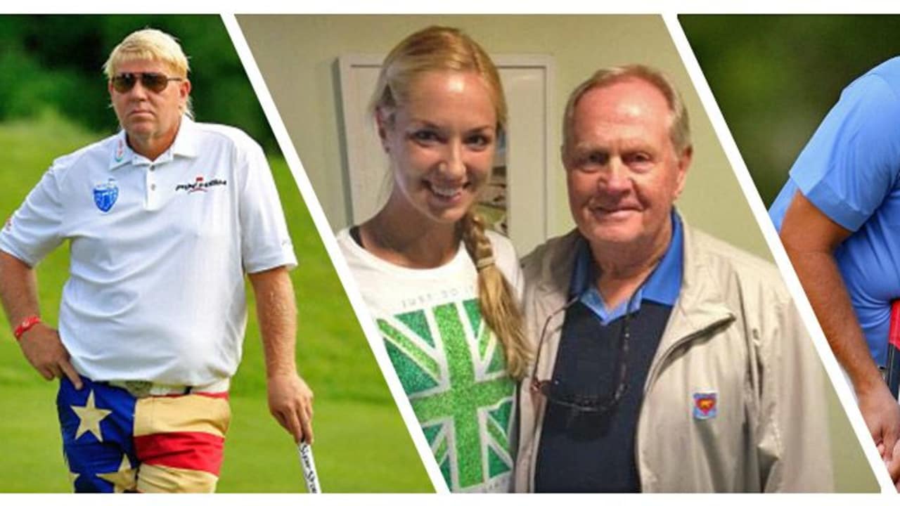 Sabine Lisicki Jack Nicklaus John Daly Phil Mickelson