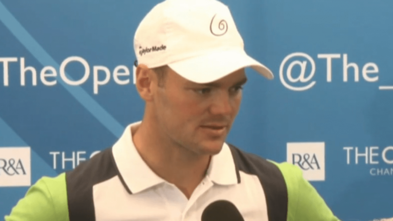 Martin Kaymer im Interview, British Open Tag 1