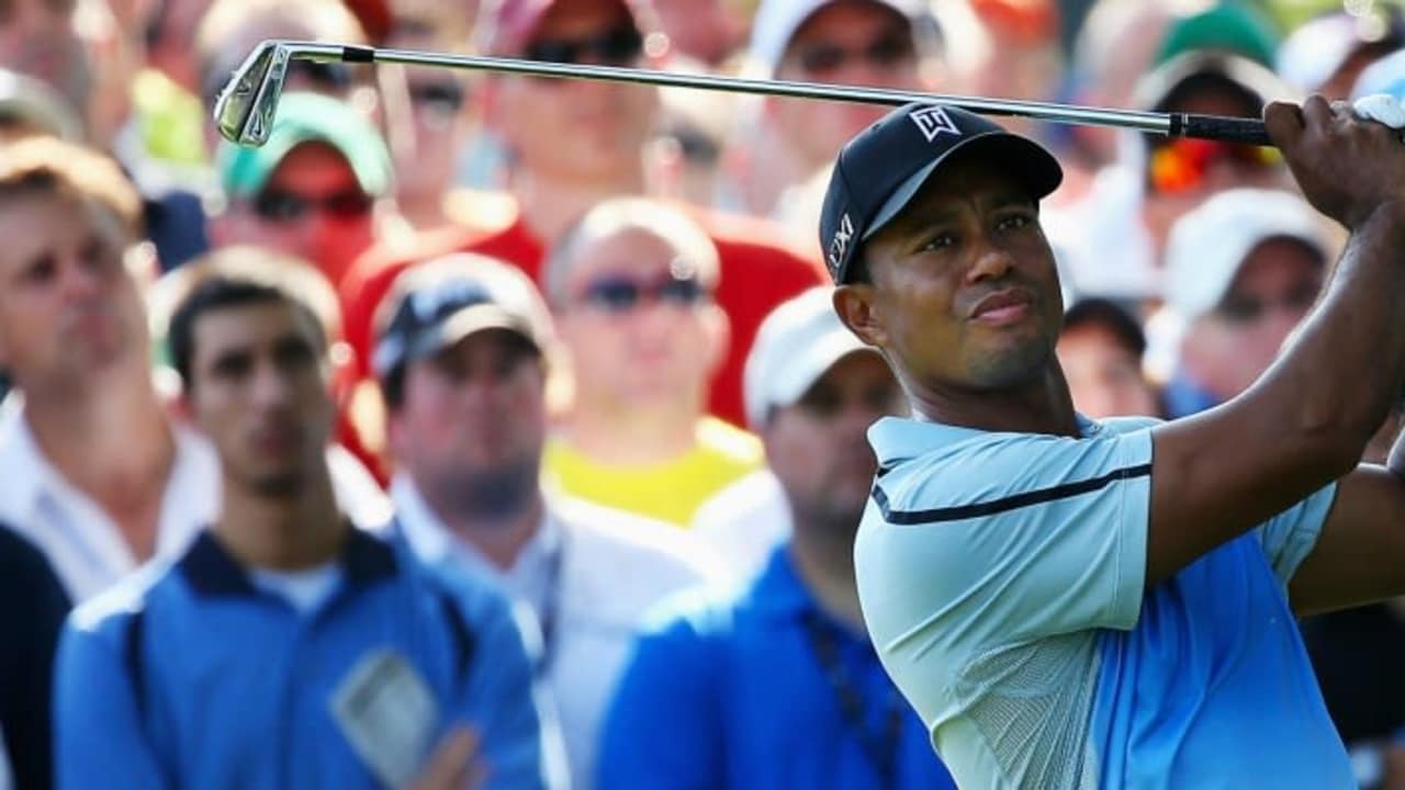 Tiger Woods nach Abschlag