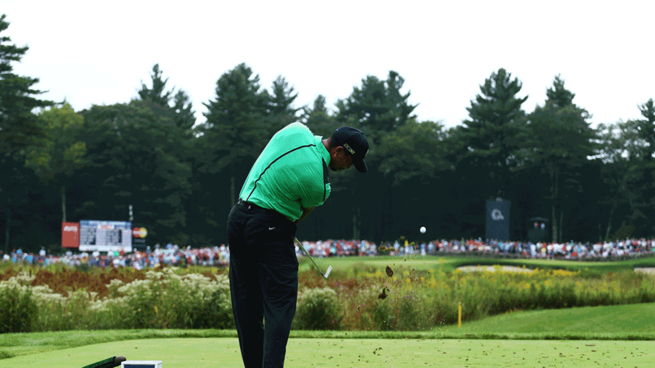 Tiger Woods bei der Deutschen Bank Championship