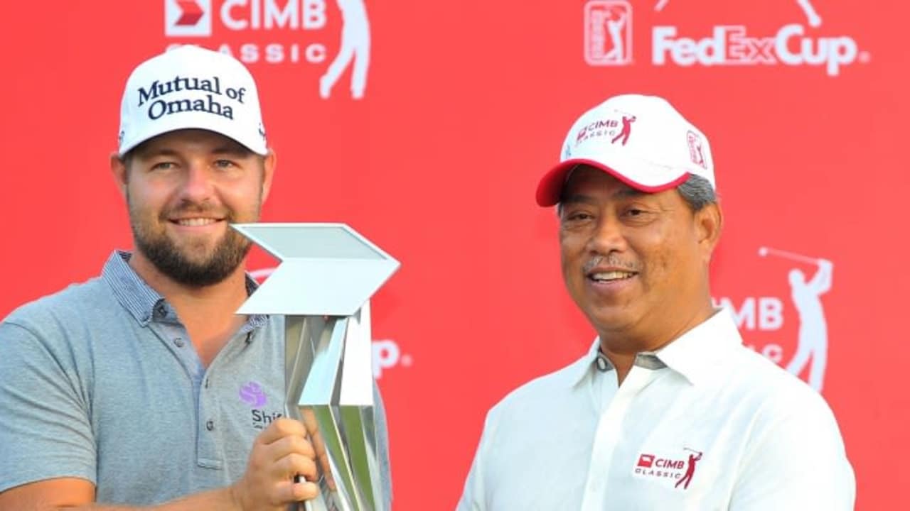 Ryan Moore ist der strahlende Sieger der CIMB Classic