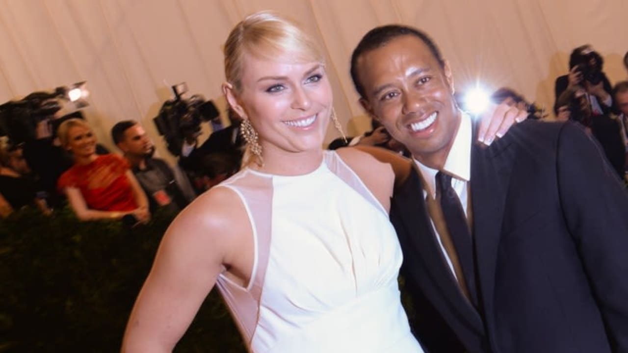 Lindsey Vonn spricht über ihr Beziehungsglück mit Golfstar Tiger Woods.