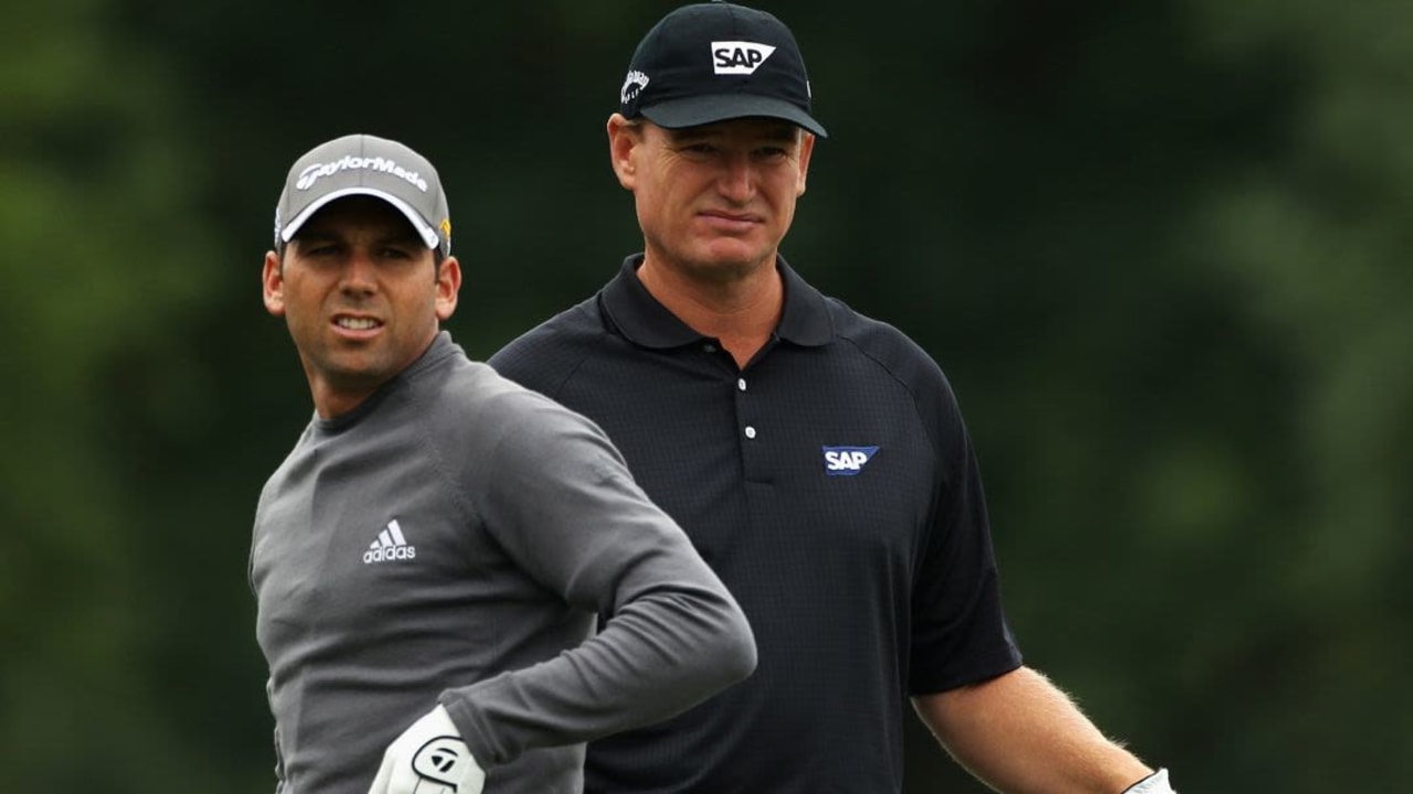 Sergio Garcia und Ernie Els