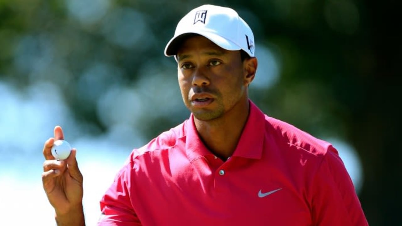 Tiger Woods bei der BMW Championship 2013 - er kassierte 2 Strafschläge mit Videobeweis.