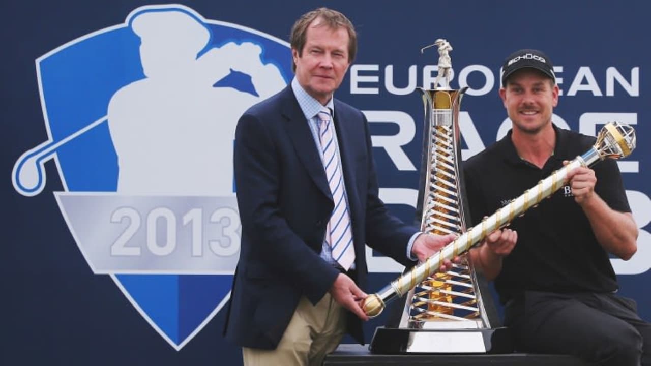 Henrik Stenson erhält die Auzeichnung für den besten Golfer der European Tour 2013 und hat jetzt Majors im Blick.