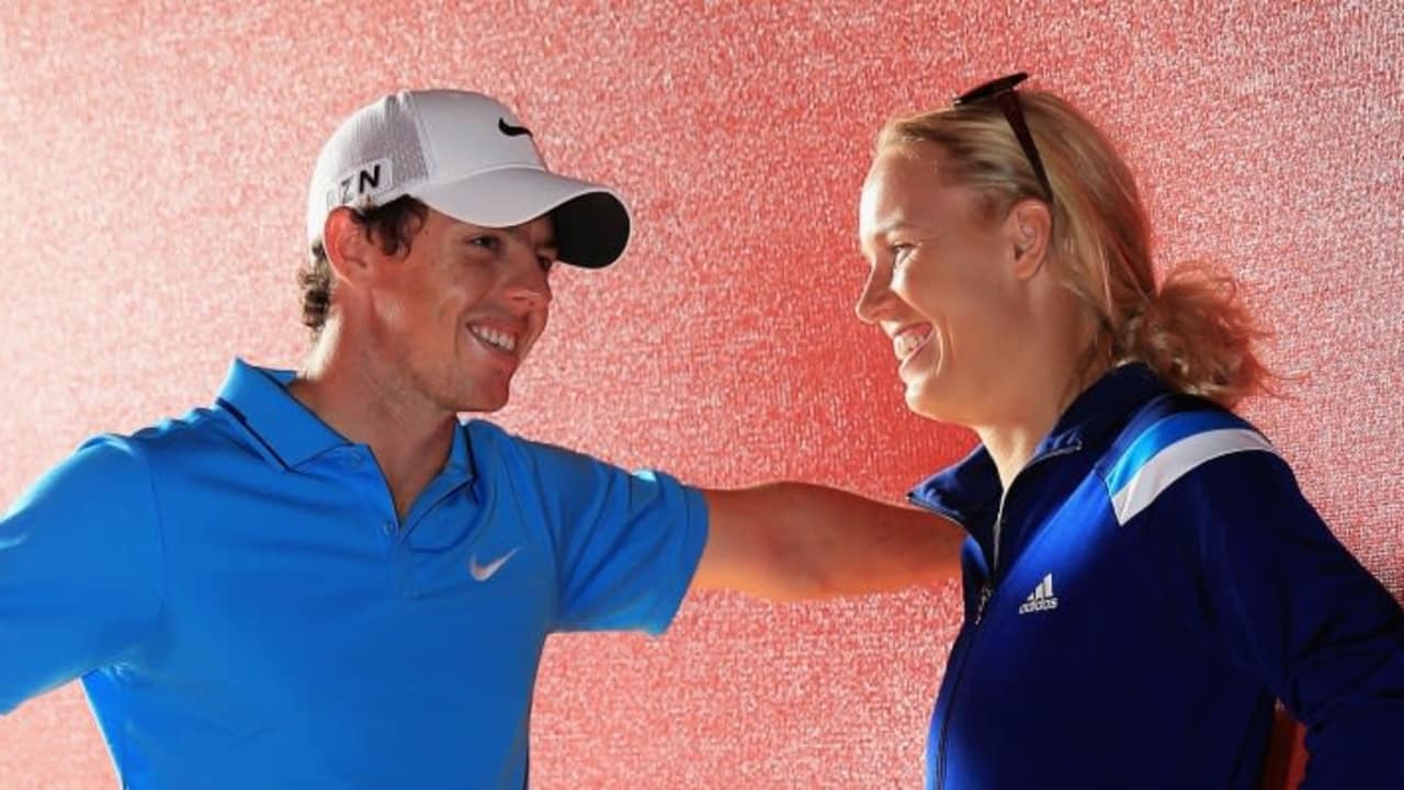 Rory McIlroy mit seiner Freundin Caroline Wozniacki