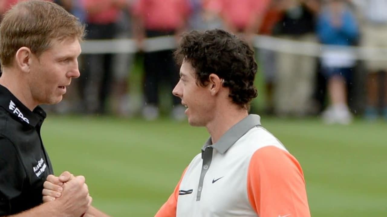 In Dubai waren Stephen Gallacher und Rory McIlroy noch Konkurrenten, im Ryder Cup könnten sie beide zusammen im Team Europa spielen