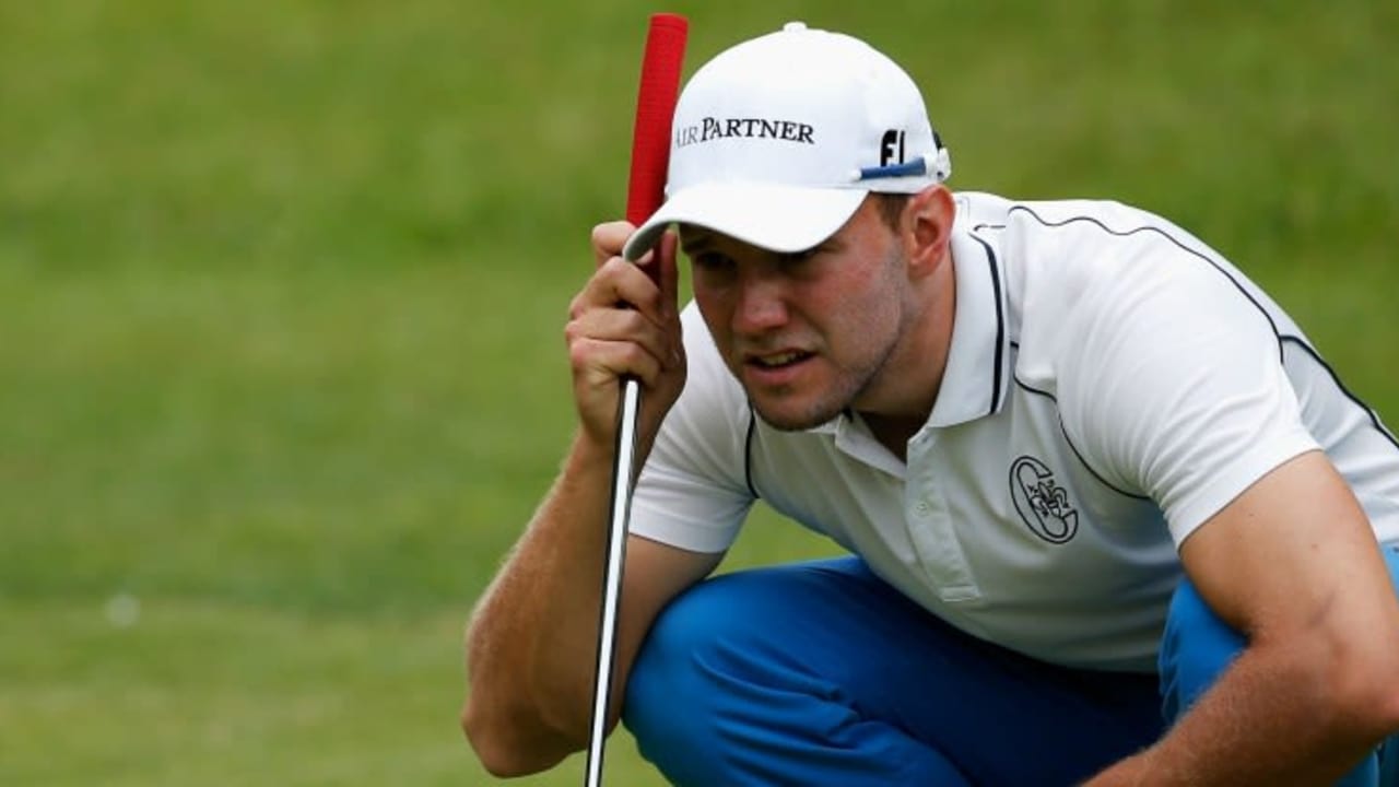Maximilian Kieffer spielt auch nach dem zweiten Tag der Tshwane Open weiter im vorderen Teil des Feldes mit