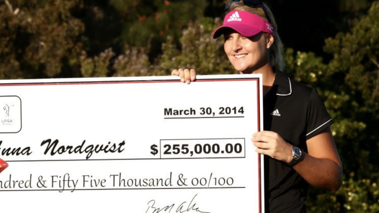 Die Schwedin Anna Nordqvist gewann bei der Kia Classic bereits ihren zweiten Titel der Saison