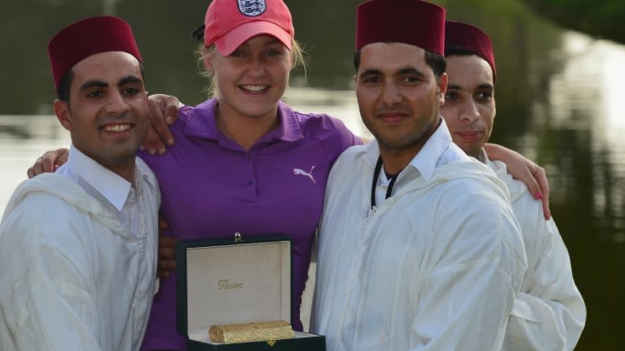 Charley Hull war in der vergangenen Saison Rookie des Jahres und sicherte sich nun den Sieg beim Lalla Meryem Golf Cup in Marokko
