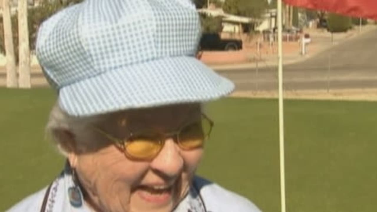 Diese junge Dame hat vor kurzem ihr drittes Hole-in-One geschlagen! Fran Thomas ist wohlgemerkt schon 92 Jahre alt. (Foto: www.alabamas13.com)
