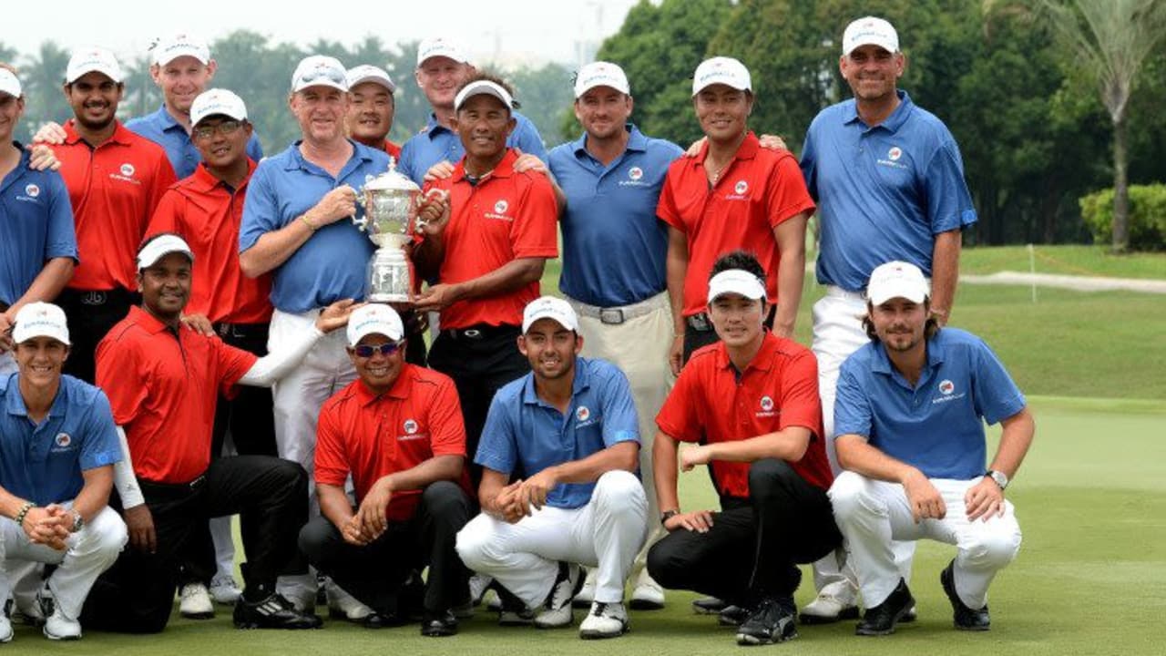Der erste EurAsia Cup in Malaysia, ausgerichtet von der European Tour, endete mit einemzehn zu zehn Unentschieden. (Foto: Getty)