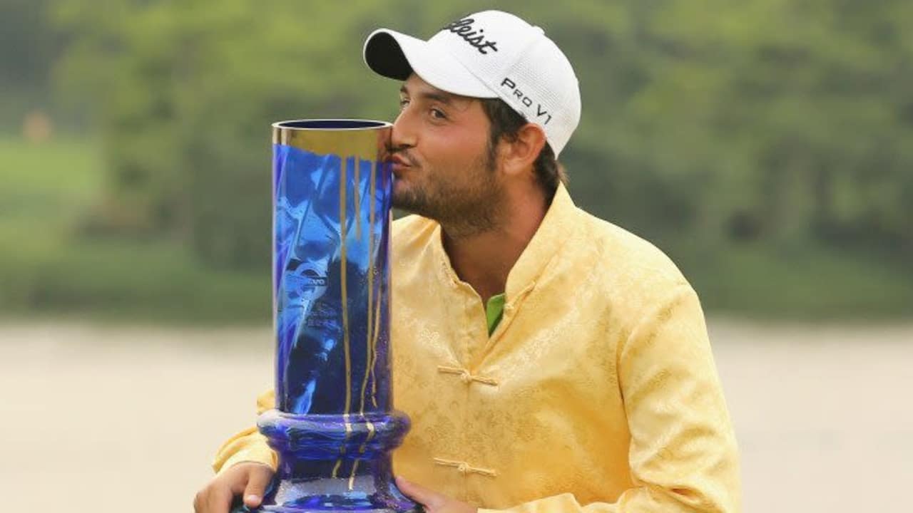 Alexander Levy bei der Volvo China Open 2014