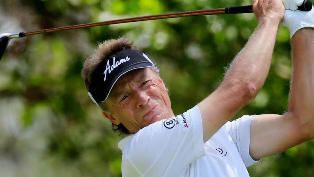 Bernhard Langer spielte ein ganz starkes Turnier auf der Champions Tour, musste sich am Ende aber Miguel Angel Jiménez geschlagen geben.