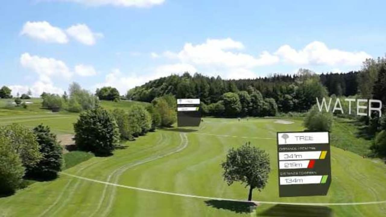 Vigolf visualisiert Golfplätze und macht sich dem Golfer sichtbar, bevor dieser dort gespielt hat