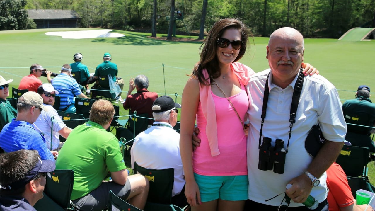 Zu Besuch beim Masters in Augusta: Sandra Gal.