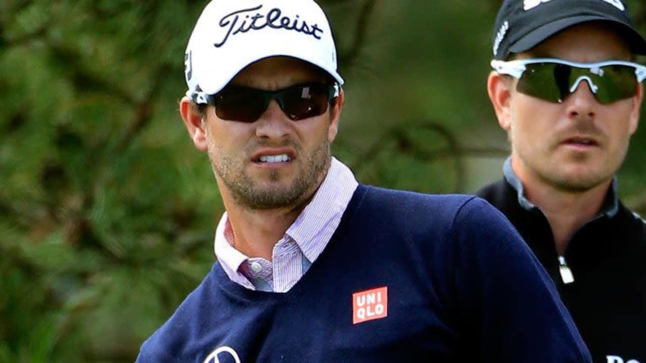 Aktuelle Nummer Eins und neue Nummer Eins? Henrik Stenson (r.) hat die Chance bei der BMW PGA Championship an Adam Scott in der Weltrangliste vorbeizuziehen.