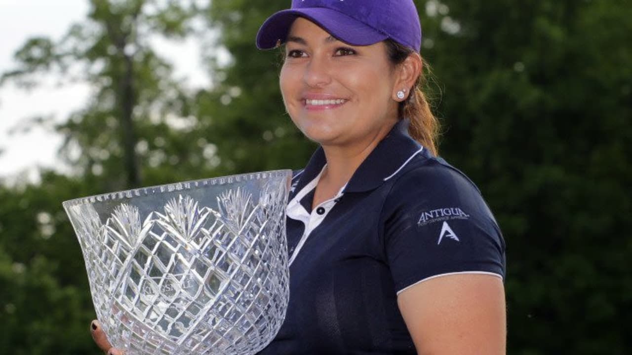 Lizette Salas holte sich bei der Kingsmill Championship den ersten Sieg ihrer Profikarriere.
