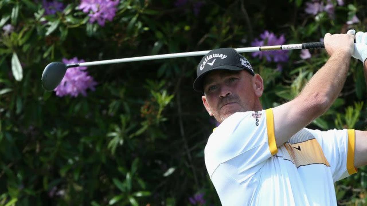 Thomas Björn bei der BMW PGA Championship 2014