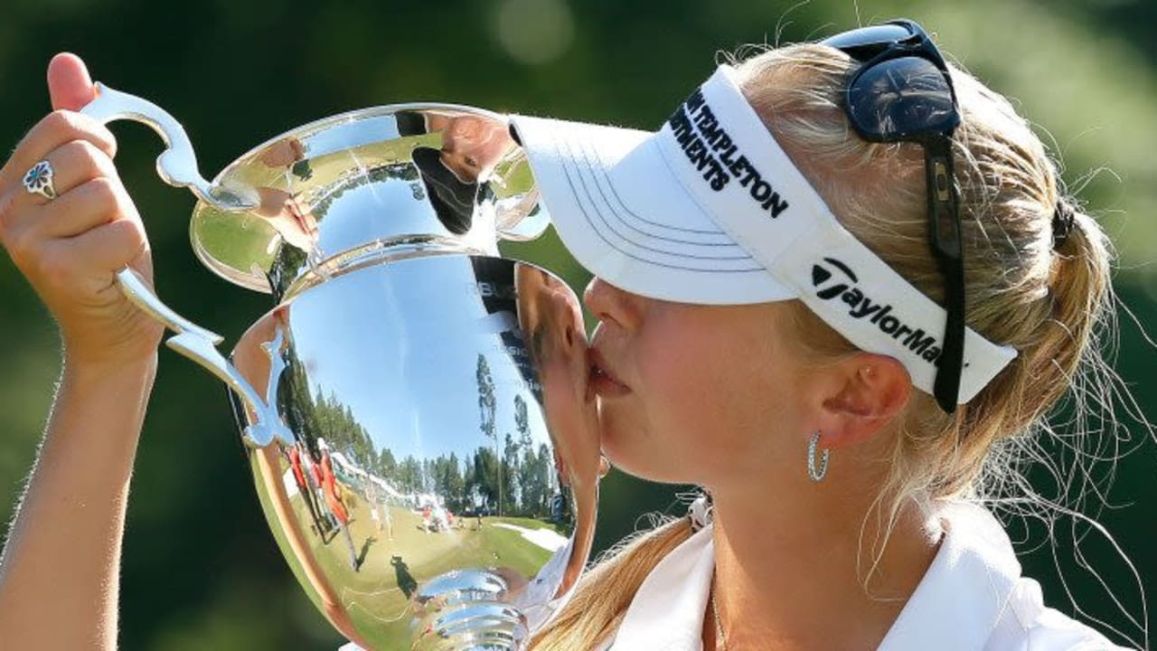 Jessica Korda bei der Airbus LPGA Classic 2014
