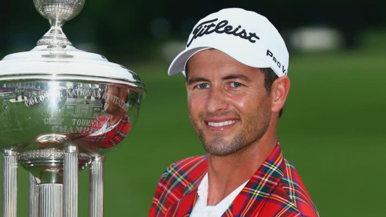 Adam Scott beim Crowne Plaza Invitational 2014