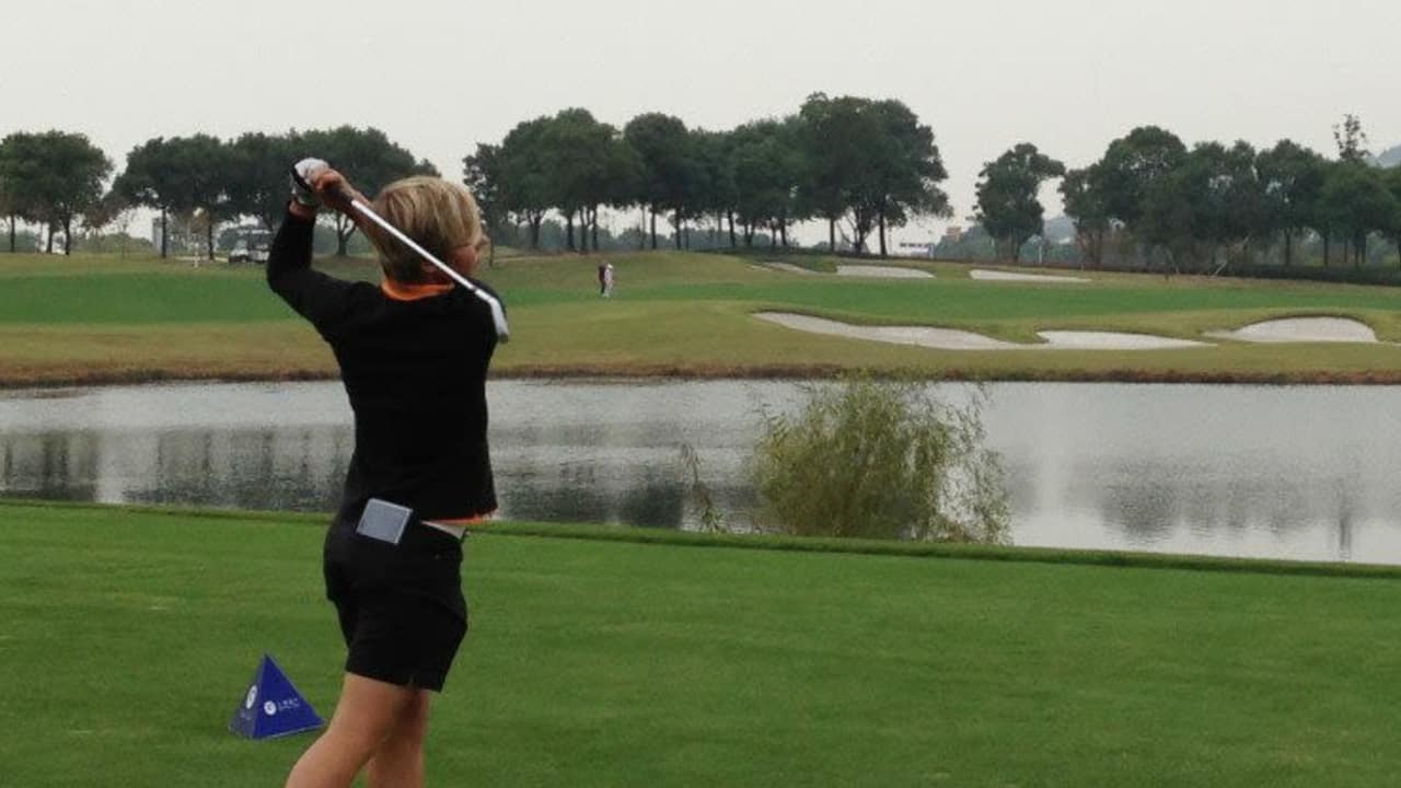 Ann-Kathrin Lindner kam bei der Ladies Slovak Open auf den geteilten fünften Platz.