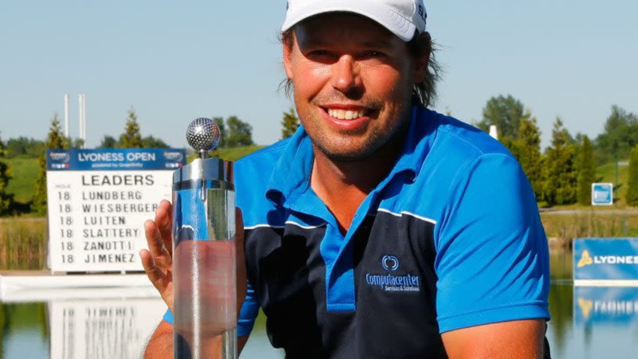 Der Schwede Mikael Lundberg setzte sich am ersten Extraloch gegen Bernd Wiesberger durch und holte sich den Sieg bei der Lyoness Open