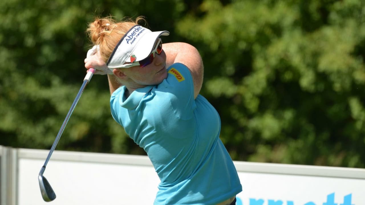 Kylie Walker verteidigte mit einer weiteren 64er Runde erfolgreich die Führung bei der Ladies German Open. (Foto: Klaus J. Wäschle)