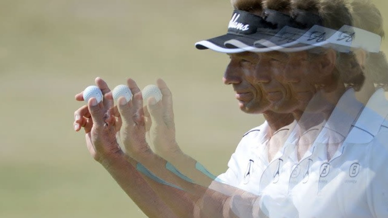 Bernhard Langer dominiert bislang die Senior British Open nach Belieben und spielt in einer eigenen Liga.