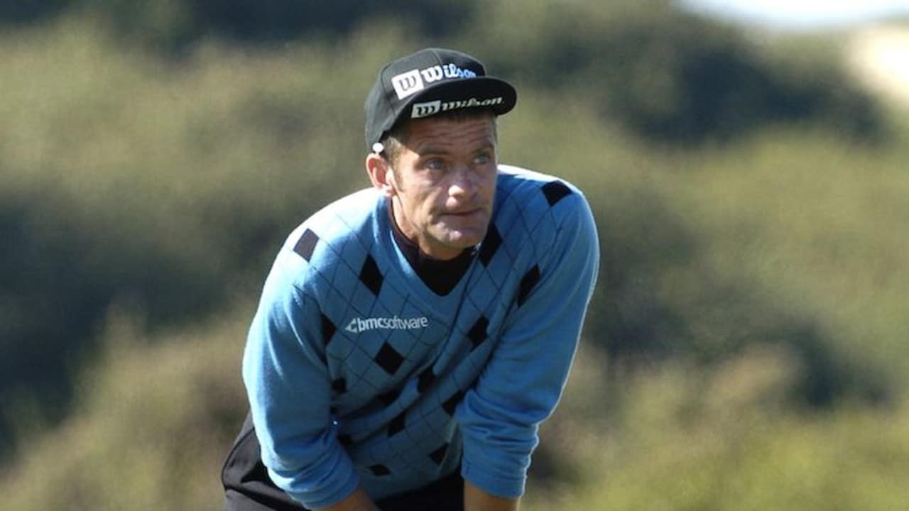 Der Schwede Jesper Parnevik mit schmerzverzerrtem Blick. (Foto: Getty)