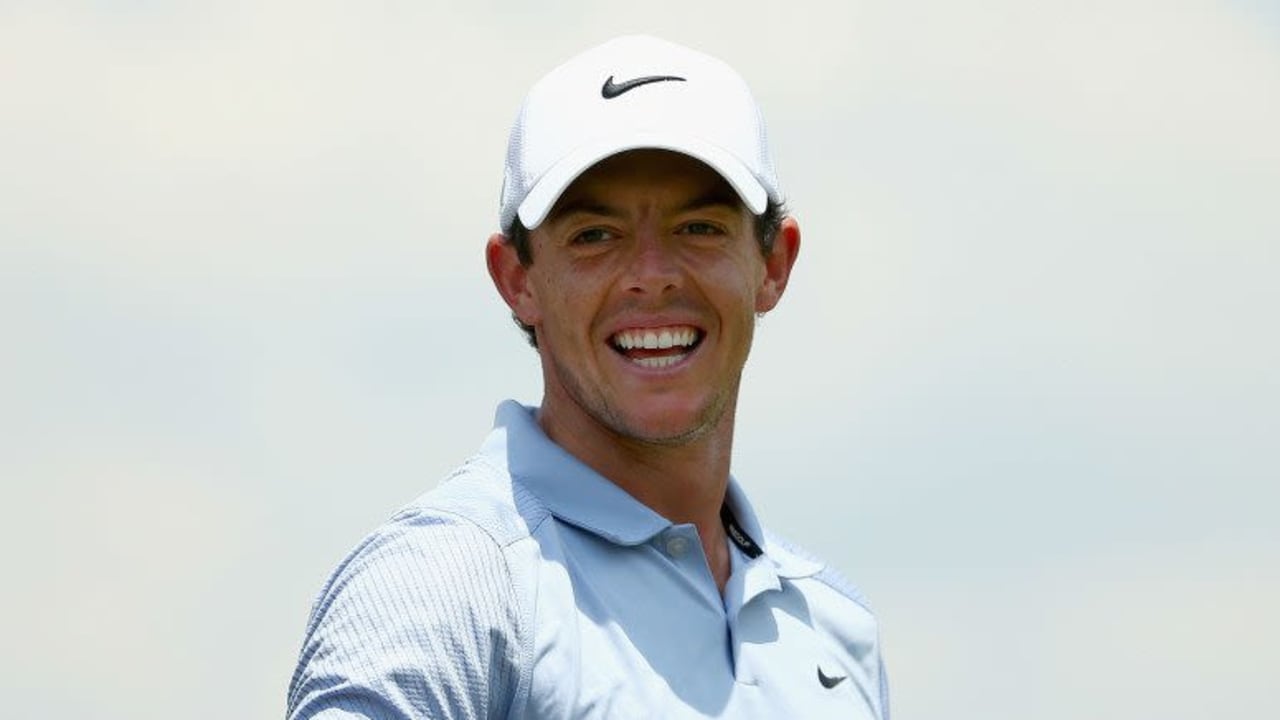 Rory McIlroy hat wieder gut Lachen. Mit seiner neuen alten Liebe ist er wieder glücklich. (Foto: Getty)