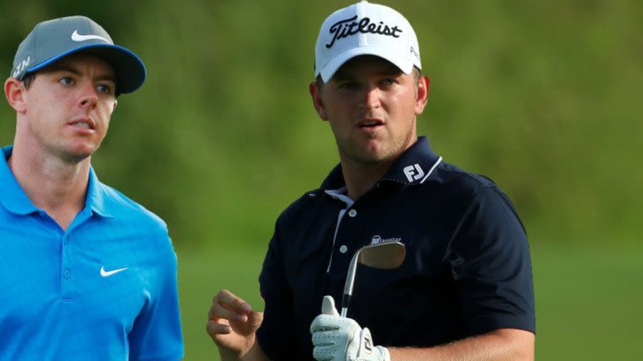 Rory McIlroy und Bernd Wiesberger bei der PGA Championship 2014
