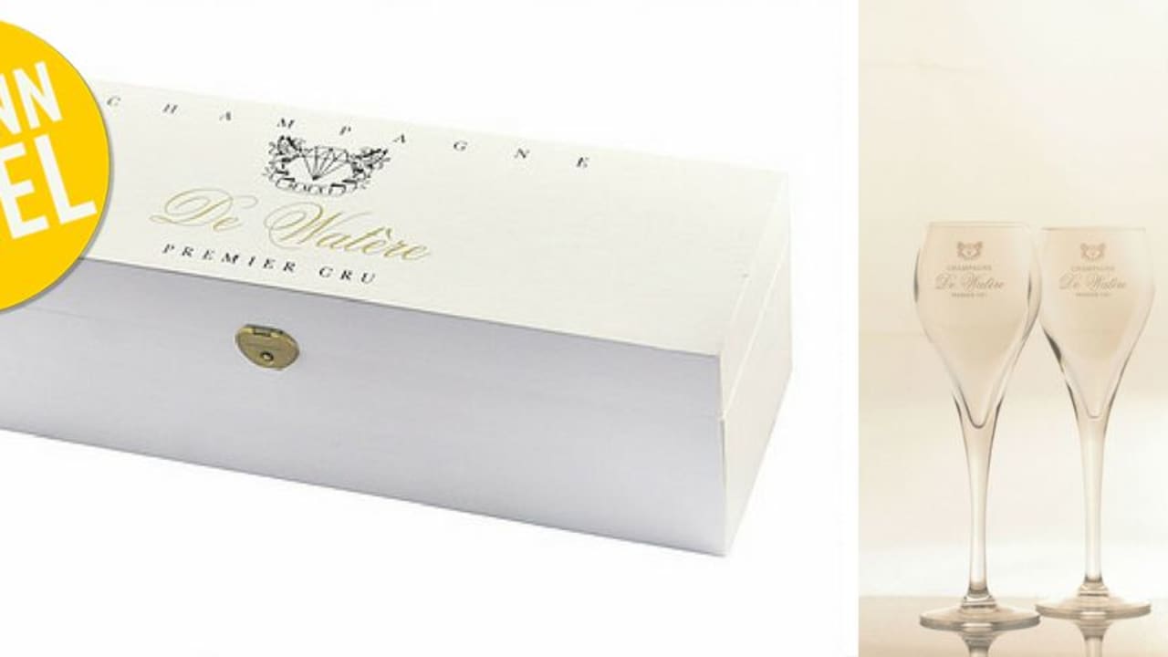 Gewinnen Sie einen Cuvée Brut Rosé de Saignée in einer edlen Holzkiste. (Foto:Champagne de Watère)