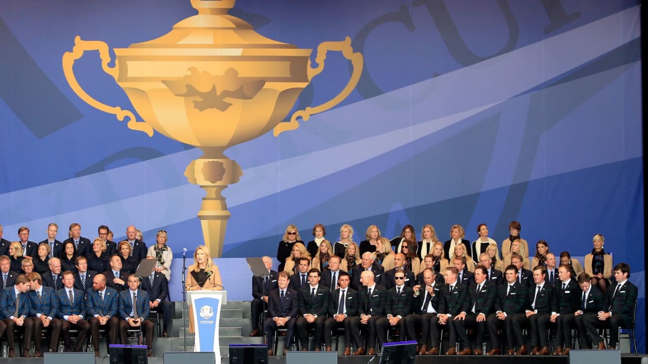 Mit einer großen Eröffnungsfeier geht der Ryder Cup 2014 in diesem Minuten richtig los.