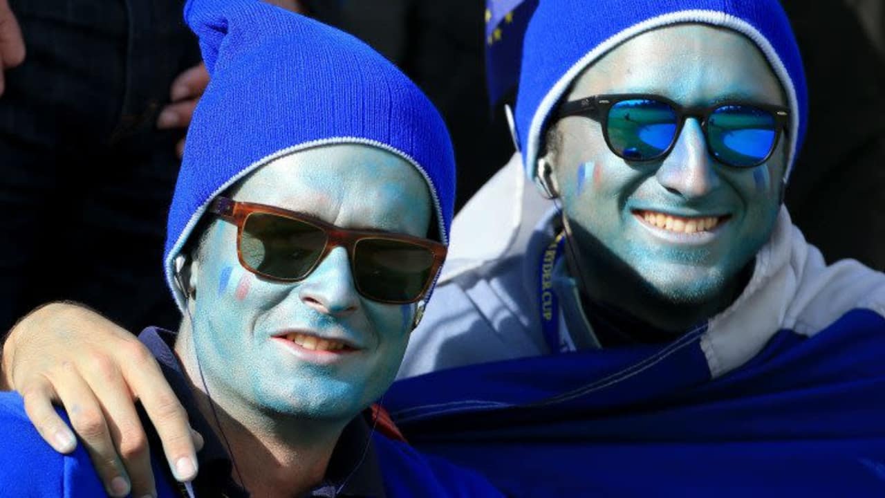 Erneut bei traumhaftem Wetter, sind die europäischen Fans trotz einer starken amerikanischen Vormittagssession weiter sehr optimistisch.