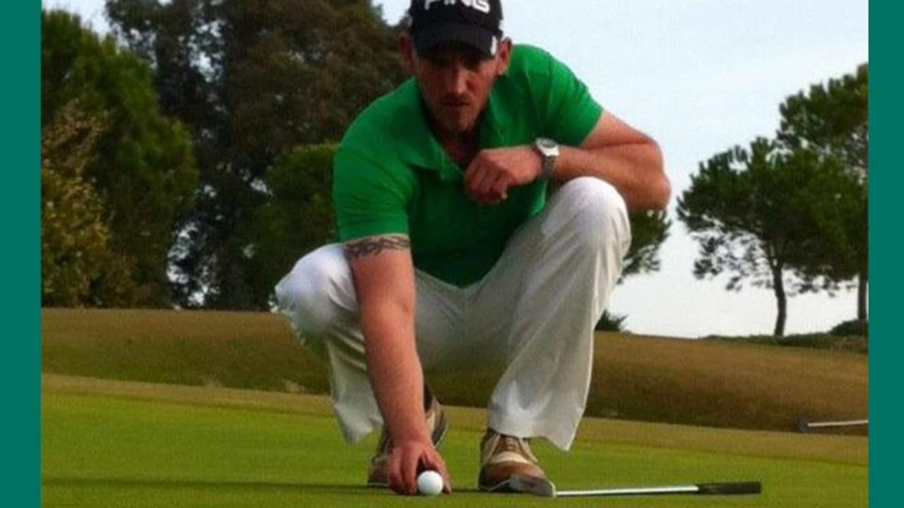 Frank Schäfer spielt bei Tour Series für ein Golf-Post-Team.