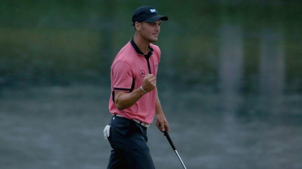 Martin Kaymer ballt nach seinem wichtigen Putt bei der Players Championship die Faust. (Foto: Getty)