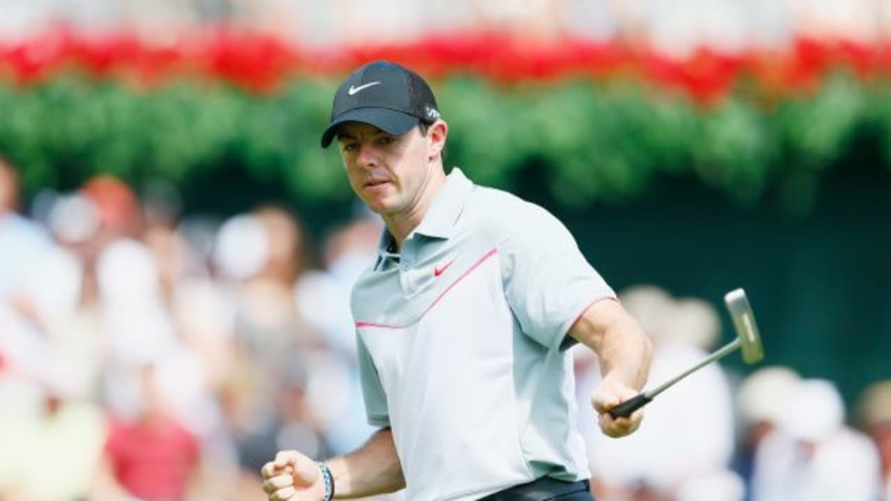 Rory McIlroy zeigt, dass er Putten kann. (Foto: Getty)